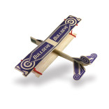 KIT PARA MONTAR AVIÃO PLANADOR BALSA PARA ARREMESSO MANUAL SUPERHERO BULLSEYE BIPLANE GLIDER GUILLOWS GUI 43